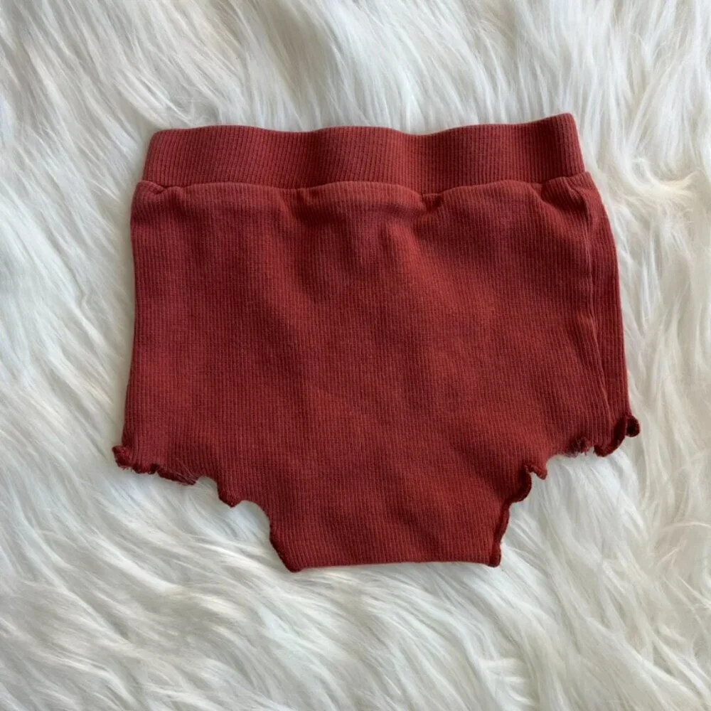 Kate Quinn Red Bloomers Baby Girl 0-3 Months Organic Cotton